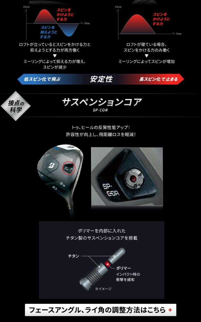 ブリヂストンゴルフ Bシリーズ B3MAX フェアウェイウッド VANQUISH BS40 for MAXカーボンシャフト 「BRIDGESTONE GOLF B Series B3MAX FAIRWAY WOOD」 4月5日（金）発売予定 2024年モデル日本正規品_5