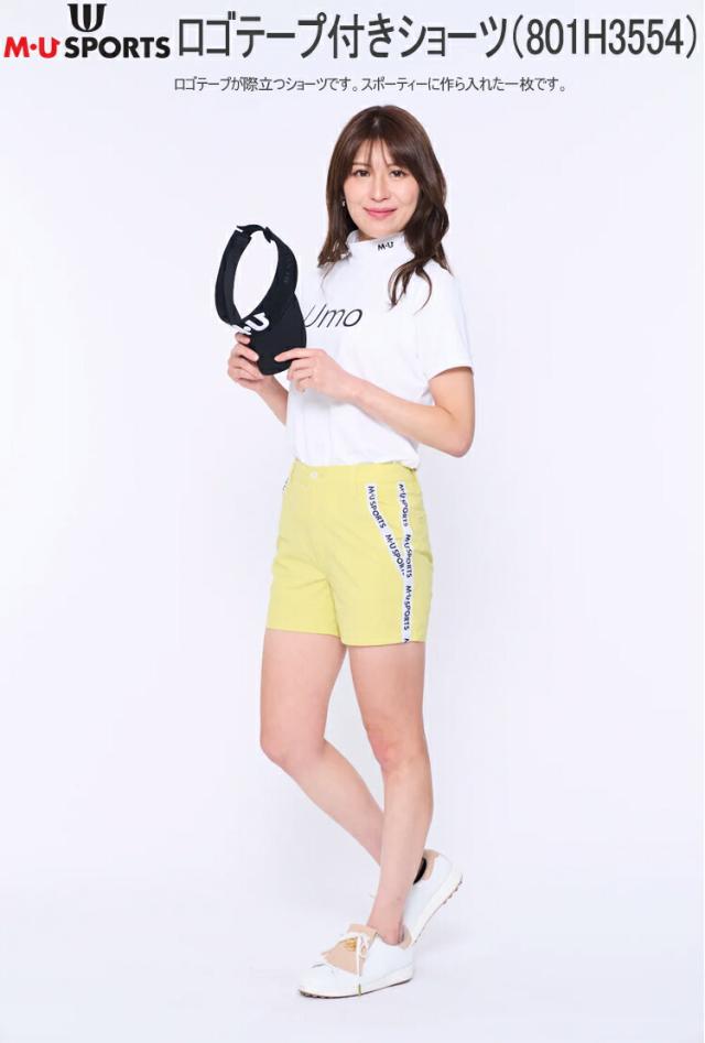 M.U SPORTS M.U.sports ウエサコ ミエコ ゴルフパンツ 40 楽天市場