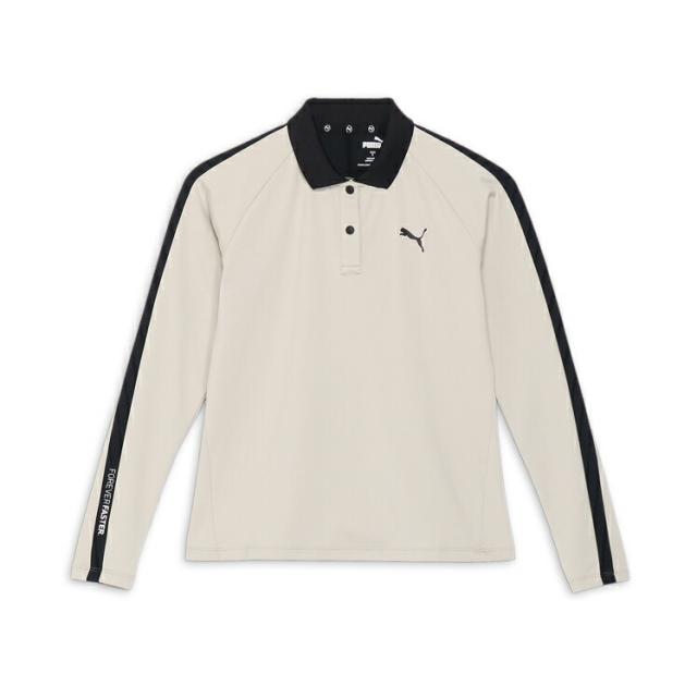 プーマ ゴルフ PF ストレッチ パフォーマンス ライン 長袖 ポロシャツ Feelthermo レディース ゴルフウェア 「PUMA GOLF 630584」 Feelthermo drycell 2024年秋冬モデル日本正規品 プーマ ゴルフ PF ストレッチ パフォーマンス ライン 長袖 ポロシャツ