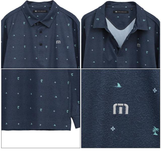 トラヴィスマシュー キャロウェイ ゴルフ モノグラムプリント 長袖ポロ(MENS) メンズ ゴルフ アパレル 「TRAVISMATHEW 7AM018」 2025年秋冬モデル日本正規品_10