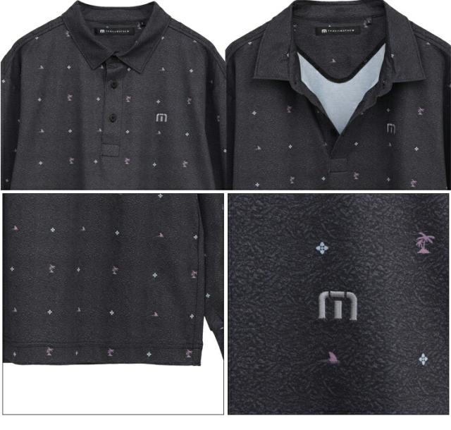 トラヴィスマシュー キャロウェイ ゴルフ モノグラムプリント 長袖ポロ(MENS) メンズ ゴルフ アパレル 「TRAVISMATHEW 7AM018」 2025年秋冬モデル日本正規品_5