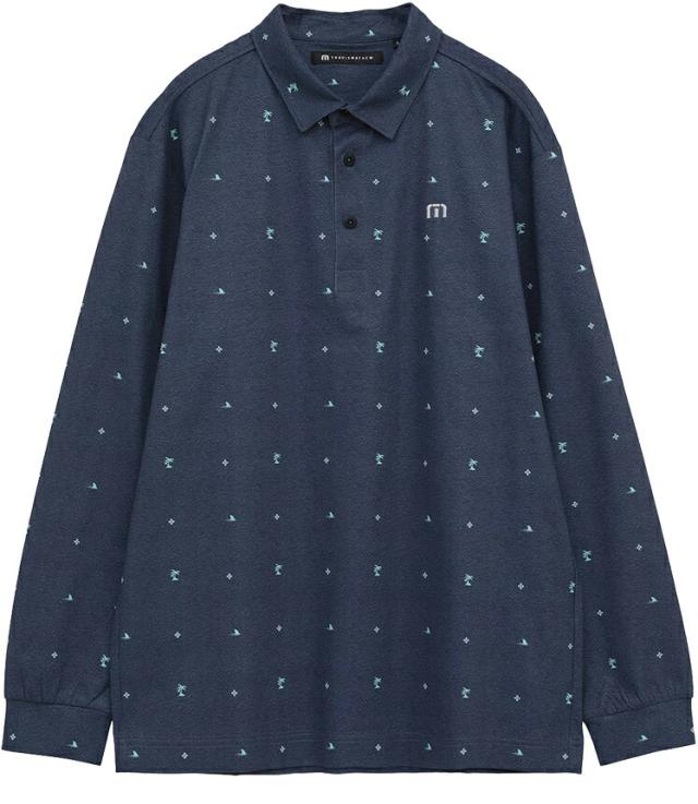 トラヴィスマシュー キャロウェイ ゴルフ モノグラムプリント 長袖ポロ(MENS) メンズ ゴルフ アパレル 「TRAVISMATHEW 7AM018」 2025年秋冬モデル日本正規品_7