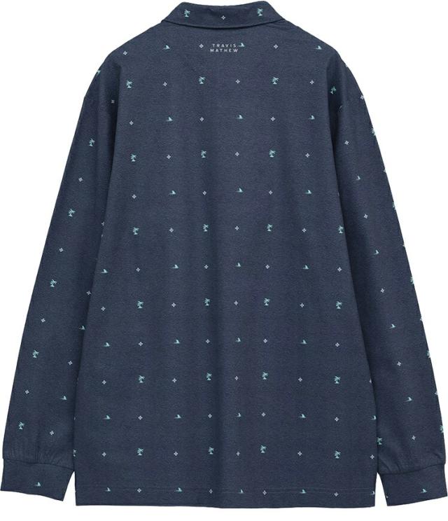トラヴィスマシュー キャロウェイ ゴルフ モノグラムプリント 長袖ポロ(MENS) メンズ ゴルフ アパレル 「TRAVISMATHEW 7AM018」 2025年秋冬モデル日本正規品_8