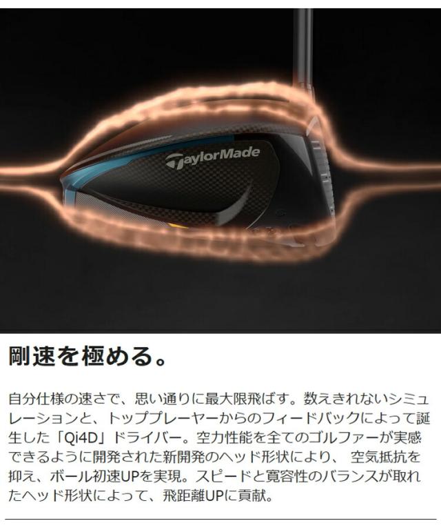 テーラーメイド キュー アイ フォーディー ドライバー REAX カーボンシャフト 「Taylor Made Qi4D DRIVER」 2026年モデル 日本正規品_5