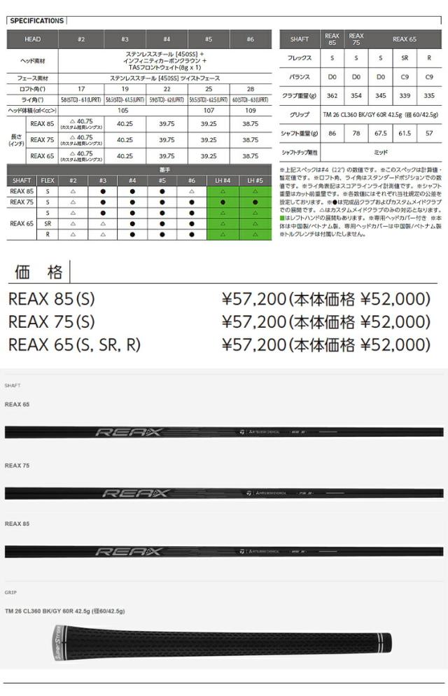 テーラーメイド キュー アイ フォーディー レスキュー REAX カーボンシャフト 「Taylor Made Qi4D rescue」 2026年モデル 日本正規品_9