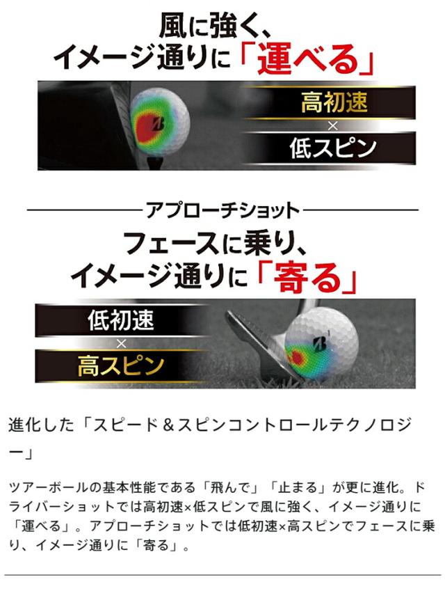 まとめ買い ブリヂストンゴルフ ツアービー エックス エックスエス サイドマーク入り ゴルフボール 5ダースセット(60個入り) 「BRIDGESTONE GOLF TOUR B X XS」 2026年モデル日本正規品