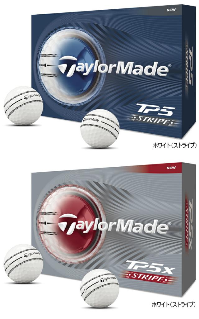 まとめ買い テーラーメイド TP5 ストライプ シリーズ ゴルフボール 3ダースセット(36個入り) 「Taylor Made TP5 TP5 X STRIPE」 2026年モデル日本正規品