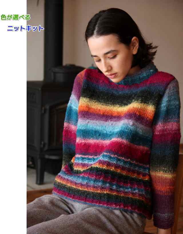 ○編み針セット○ 野呂英作のくれよんで編む裾ぺプラムのセーター 毛糸