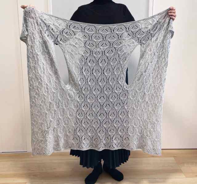 ザ・シルクでまっすぐ編む２ＷＡＹのジレ 毛糸セット ベスト ハマナカ
