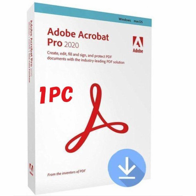 Adobe Acrobat Pro 2020 2PC 日本語 永続版 Windows/Mac対応/最新PDF製品版/永続ライセンス  商品は実物包装の通販はau PAY マーケット - 第三商事 | au PAY マーケット－通販サイト