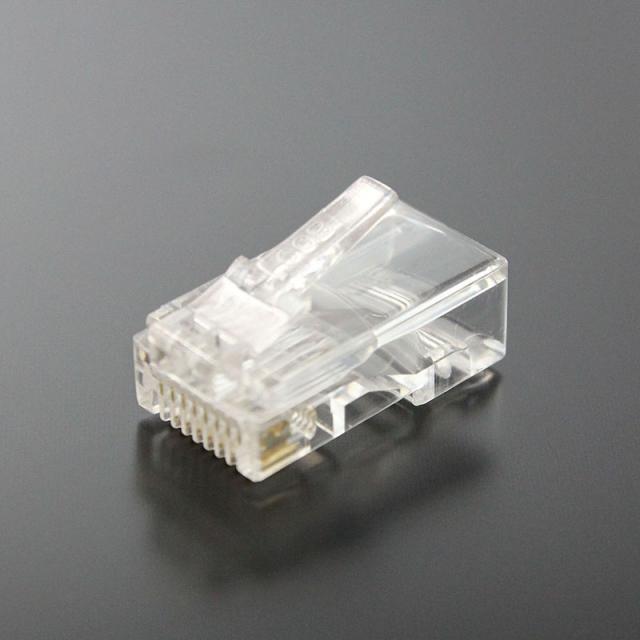 ＲＪ４５プラグ　ＣＡＴ５Ｅ　８極８芯 単線/撚り線共用　５００個入[CRJ45K-500P]