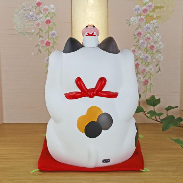 招き猫 まねきねこ モダン 置物 おしゃれ 縁起物 【彩絵七福神招き猫