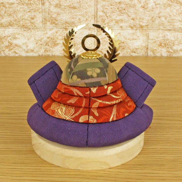 五月人形 兜飾り コンパクト おしゃれ モダン (kiki style 工房 ゆうき 徳川家康 木目込み 兜 もみ金 衝立飾り台 お名前木札付き 100B)端午の節句 初節句 5月人形_3