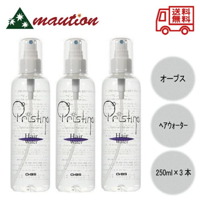 【3個セット】 OrBS(ｵｰﾌﾞｽ）ﾍｱｰｳｫｰﾀｰ 250ml
