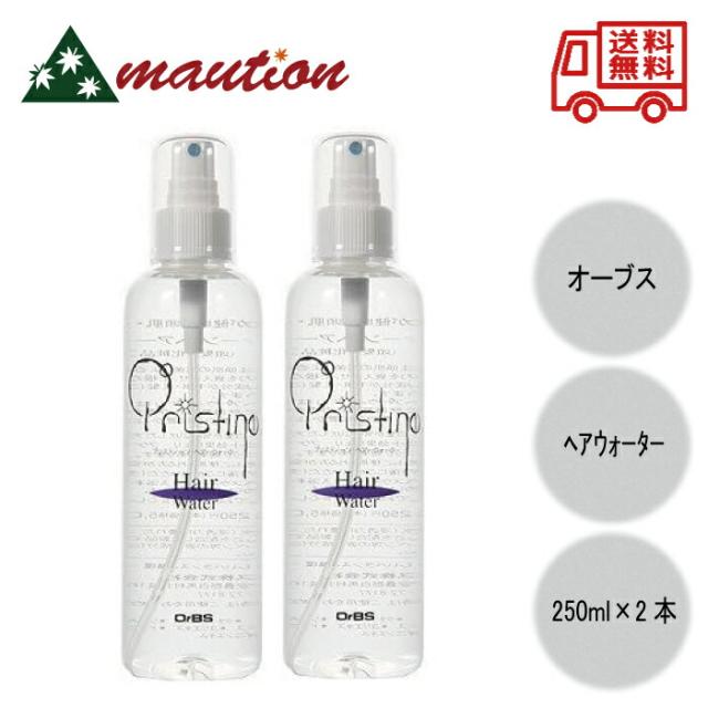 【2個セット】 OrBS(ｵｰﾌﾞｽ）ﾍｱｰｳｫｰﾀｰ 250ml
