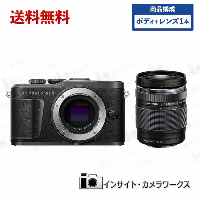 OLYMPUS ミラーレス一眼 オリンパス PEN E-PL10 ボディ ブラック + 高