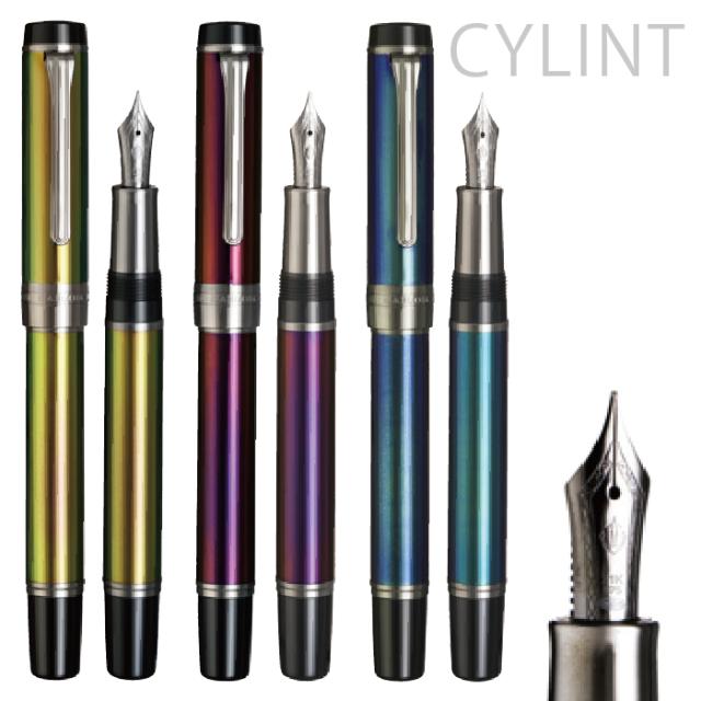 万年筆 CYLINT シリント カラードステンレス セーラー万年筆 21金 ラグーン ランタナ スカラベ ギフト プレゼント 就職祝い 筆記具 高級 文房具 贈答 贈り物 逸品 誕生日 細字 中字 太字 美しい 普段使い 医師 社長 重役 先生 男性 女性 重厚 かっこいい 逸品 プレミアム