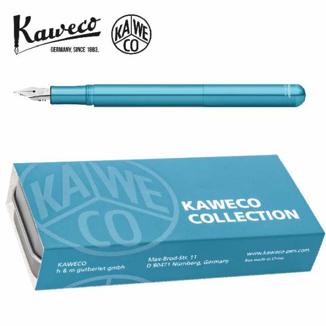 [新製品] カヴェコ KAWECO カヴェココレクション リリプット ブルー 万年筆 Liliput 青い 青 カベコ 正規輸入品 ケース付 箱付 高級 高品