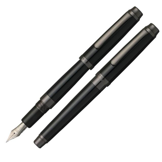 #3776 CENTURY Travia センチュリー トラヴィア 万年筆 [初回2000本限定・あゝ風雪五十年・同梱特別パッケージ] プラチナ万年筆 PFL-600 #1 オニキスブラック 高級品 高品質 数量限定 ギフト プレゼント 記念 文房具 PLATINUM 新製品 F M 細字 中字_2