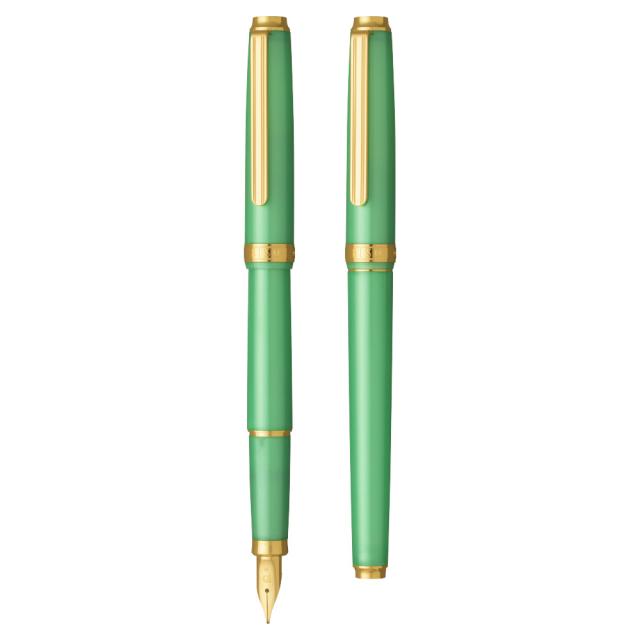 プラチナ万年筆 BISO ビソウ 万年筆 限定品 新製品 細字 中字 PLATINUM #28 #41 ミスティックパープル スパークルミントグリーン 美奏 高級品 高品質 数量限定 ギフト プレゼント 記念品 文房具 お祝い