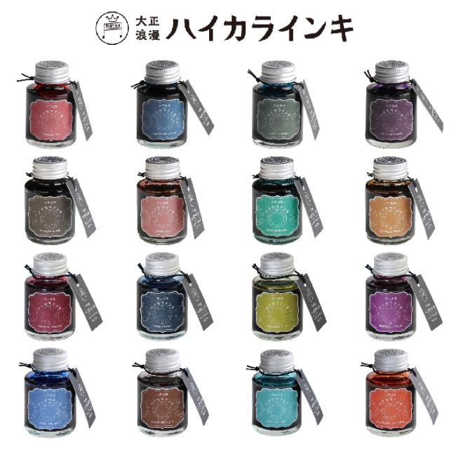 ギター 大正浪漫 ハイカラインキ 40ml 万年筆インキ 水性染料インキ [TRH-40ML] ボトルインク 寺西化学工業 大正ロマン レトロ モダン 大正レトロ ノスタルジック おしゃれ 万年筆用 文具女子 プレゼント 贈り物 ギフト 文具好き 文具マニア 万年筆