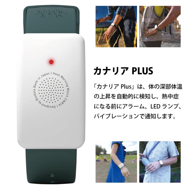大量注文・3個セット] カナリアPlus 2026年モデル 熱中対策ウォッチ
