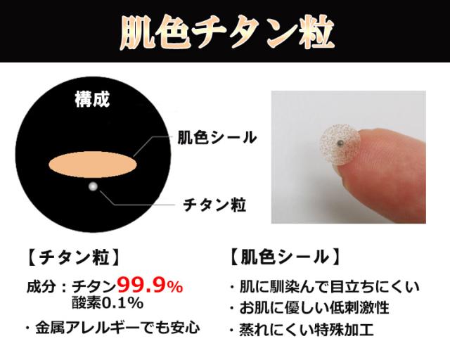 正規品マグレイン チタンビーズクリア200粒阪村研究所 耳ツボ