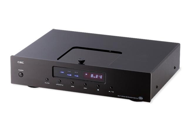 CD3 3.0 [ブラック] C.E.C. [シーイーシー] ダブルベルトドライブCDプレーヤー【2024年4月23日発売】　※13時までのご注文は即日発送！（休業日除く）