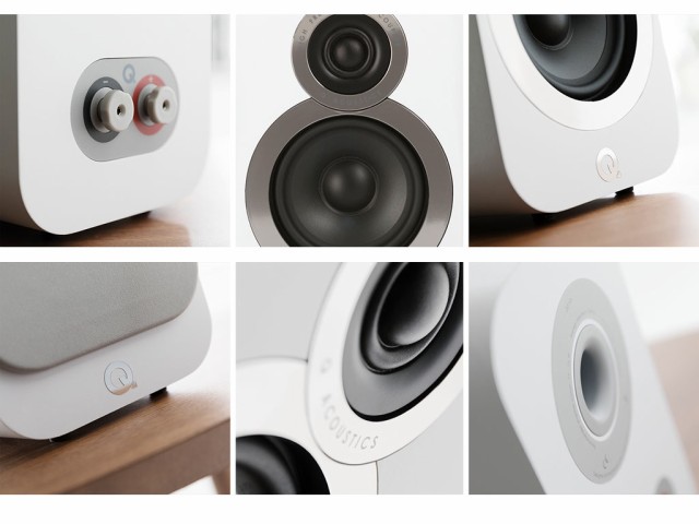 3010i [WLT:ウォールナット]　Q Acoustics [キューアコースティックス]　1ペア ブックシェルフスピーカー※13時までのご注文は即日発送！