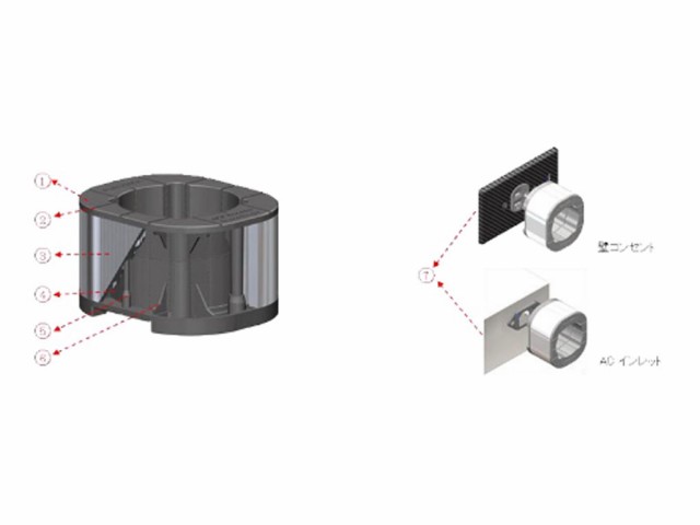 NCF Booster-Brace-Single FURUTECH [ フルテック ]　プラグホルダー　※13時までのご注文は即日発送！（休業日除く）