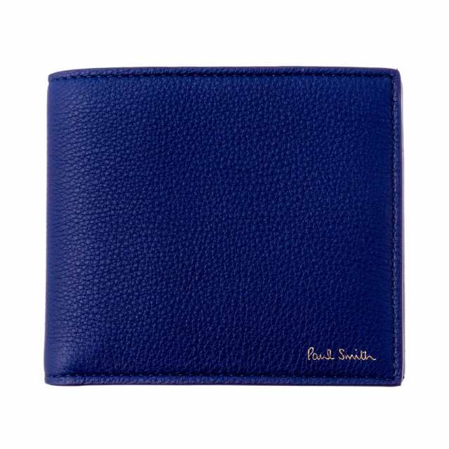 ポールスミス Paul Smith 二つ折り財布 M1A 4833 FMULTR 46-INDIGO