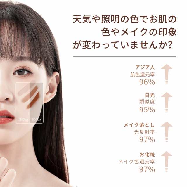 女優ミラー 卓上ミラー 三面鏡 ライト付きミラー LEDライト付き ライト ...