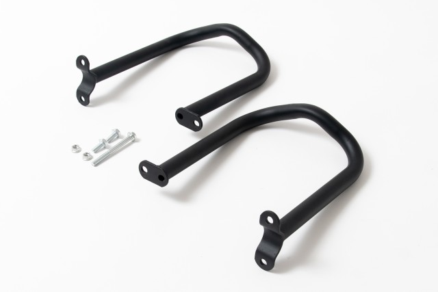 GN125 エンジンガード バンパー 黒 社外品の通販は