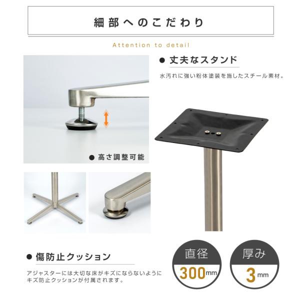 木製 カウンターテーブル 業務用レストランテーブル 600x600x高さ700mm