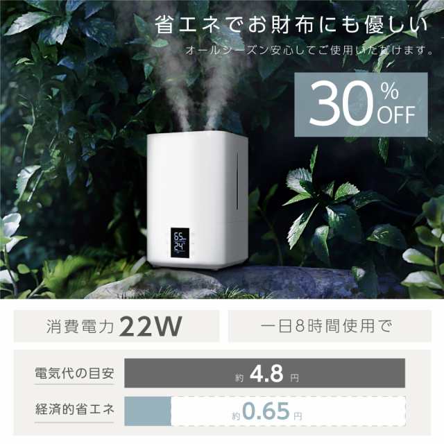 加湿器 Bestore いたずらっぽい 大容量加湿器 超音波式 LP-2110