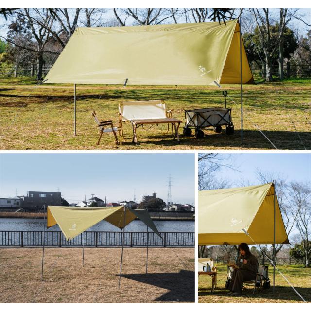 ☆P5倍＆枚数限定10%OFFクーポン対象☆ スクエアタープテント sl-tz355