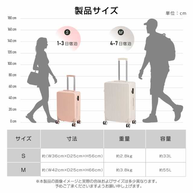 スーツケース キャリーケース キャリーバッグ 4カラー選ぶ Sサイズ 1-3