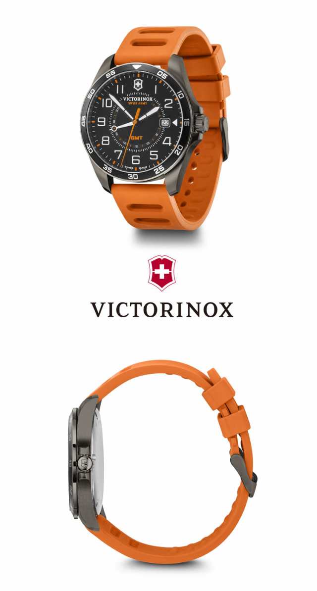 ビクトリノックス 腕時計 アナログ 防水 メンズ 42mm GMT機能 FieldForce Sport GMT VICTORINOX 正規品 おしゃれ ビジネス 241897 OTTDの通販は