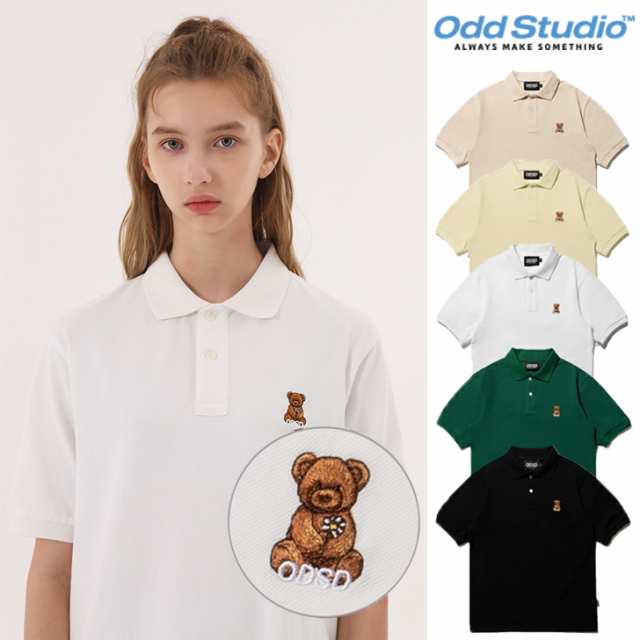 オッドスタジオ ポロシャツ ODD STUDIO 正規販売店 UNION BEAR PK T-SHIRTS ユニオン ベア PKＴシャツ 28107/8/9/10/11 ウェアの通販は