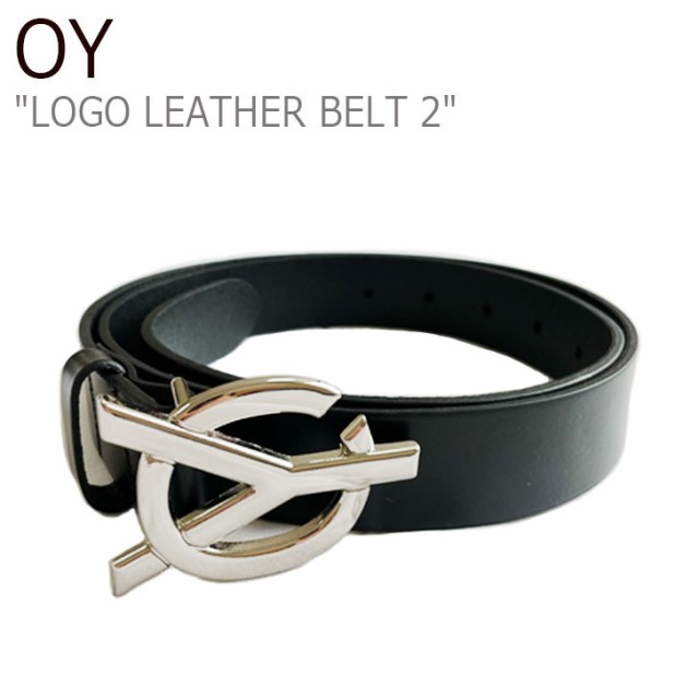 オーワイ ベルト OY メンズ レディース LOGO LEATHER BELT 2 ロゴ 