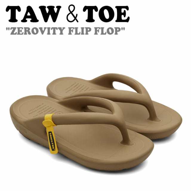 トー＆トー サンダル メンズ レディース TAW＆TOE ZEROVITY FLIP FLOP