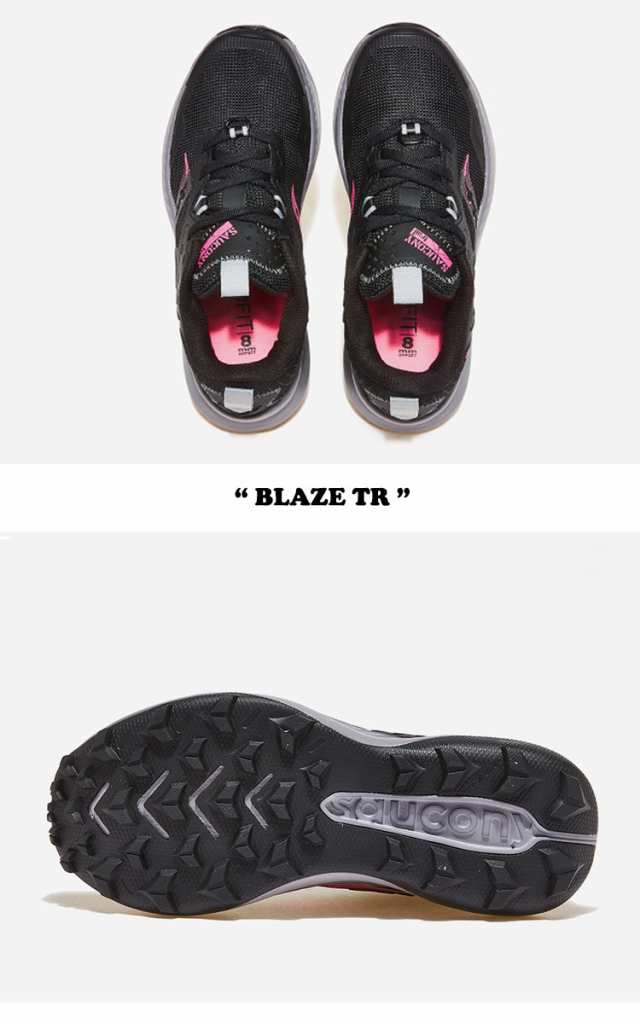 サッカニー スニーカー SAUCONY メンズ BLAZE TR ブレーズ TR BLACK