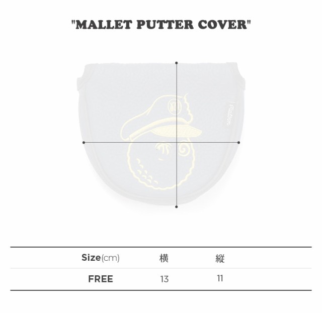 マルボンゴルフ パターカバー MALBON GOLF MALLET PUTTER COVER ...