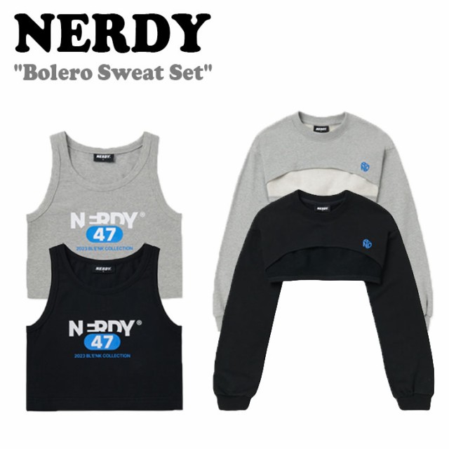 ノルディ カーディガン NERDY Bolero Sweat Set ボレロ スウェット