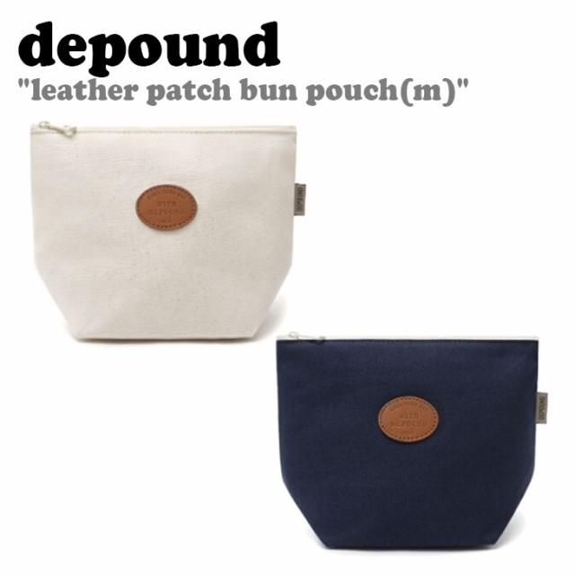 デパウンド ポーチ depound leather patch bun pouch(m) レザー パッチ