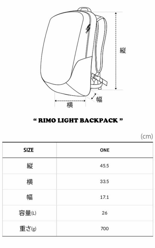 ノースフェイス リュックサック 韓国 THE NORTH FACE RIMO LIGHT