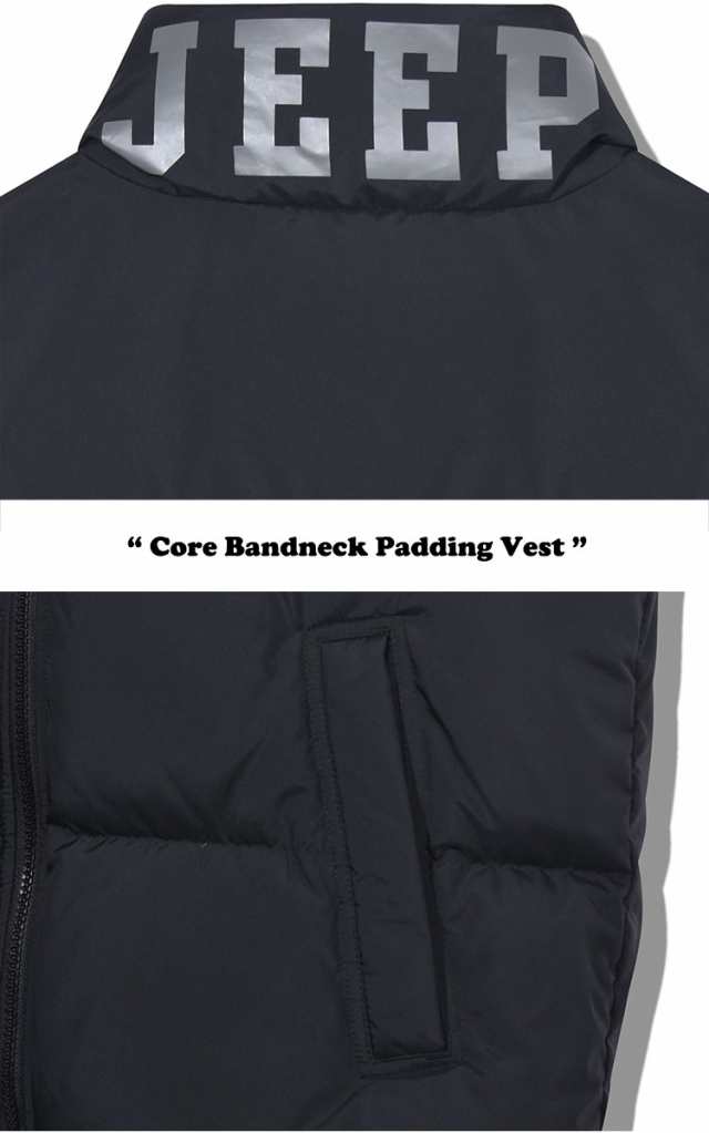 ジープ ベスト Jeep Core Bandneck Padding Vest コア バンドネック