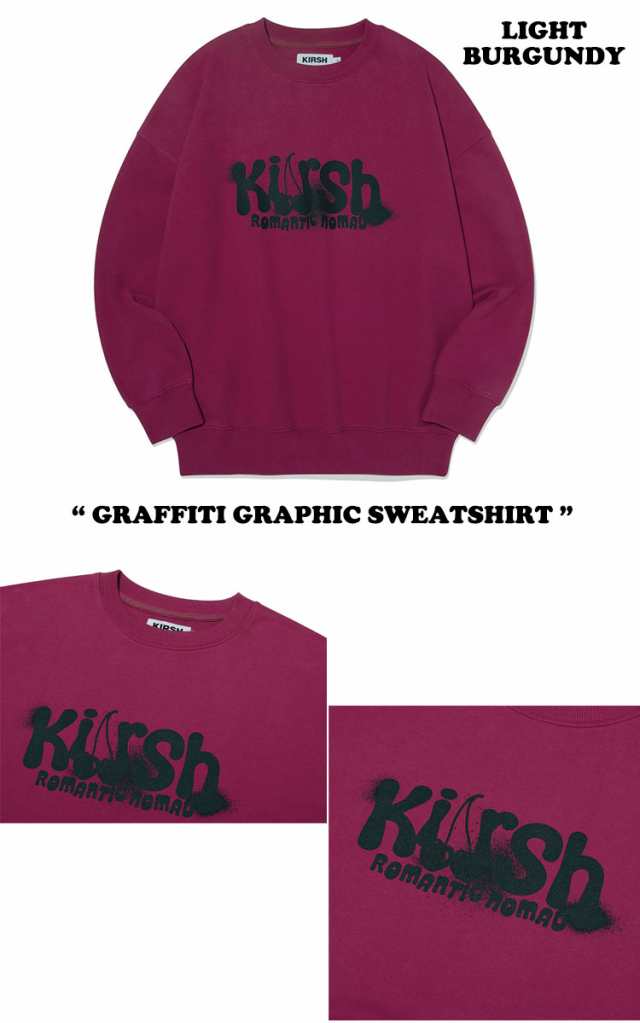 キルシー トレーナー KIRSH 正規販売店 GRAFFITI GRAPHIC SWEATSHIRT