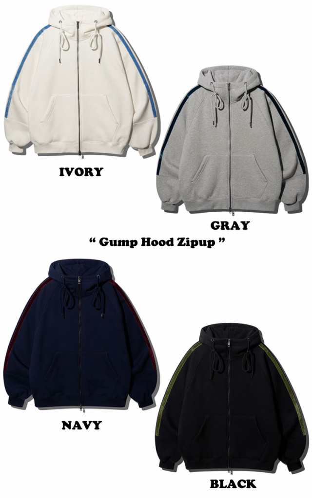 WVプロジェクト 裏起毛 ジップアップ WV PROJECT 正規販売店 Gump Hood