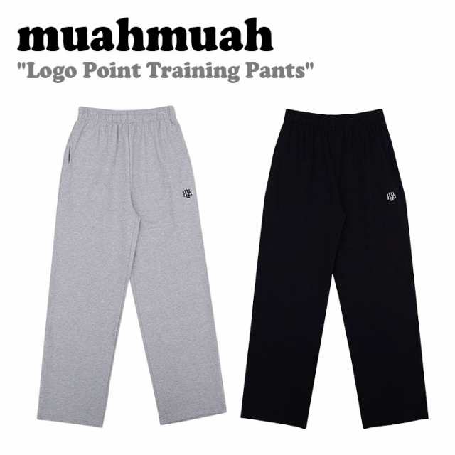 ムアムア ボトムス muahmuah ムーアムーア Logo Point Training Pants ...